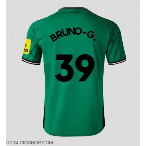 Newcastle United Bruno Guimaraes #39 Seconda Maglia 2023-24 Manica Corta